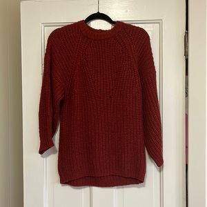 Red Isabel Marant Alpaca and Wool Sweater
